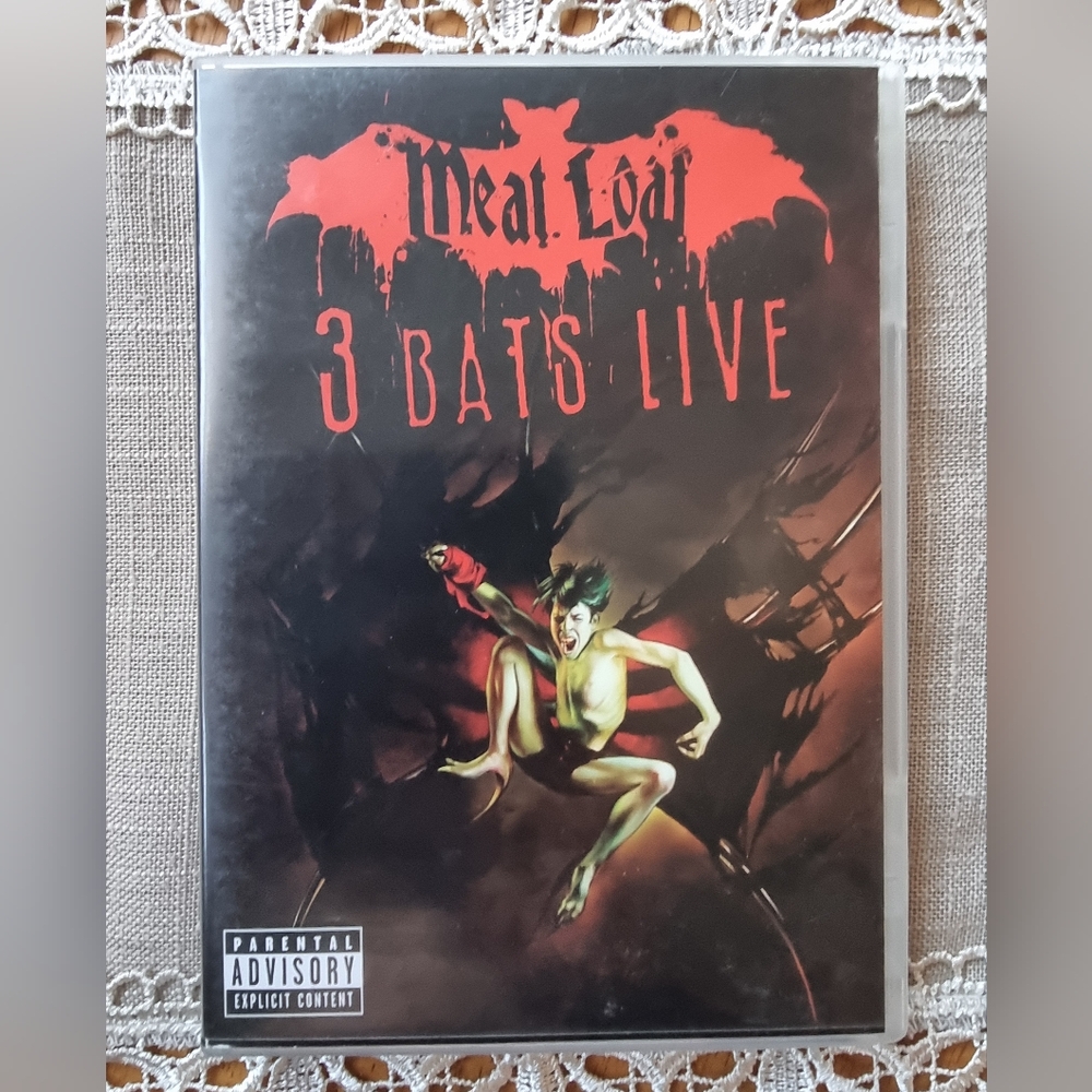 Meat Loaf ~ 3 Bats Live ~ DVD
